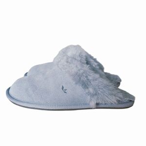 Koolaburra By Ugg Milo Suede Faux Fur Lined Slippers, Wild Dove Gray Size 8
